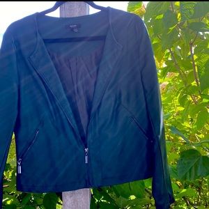Alfani Petites. Green, non- leather, leather look